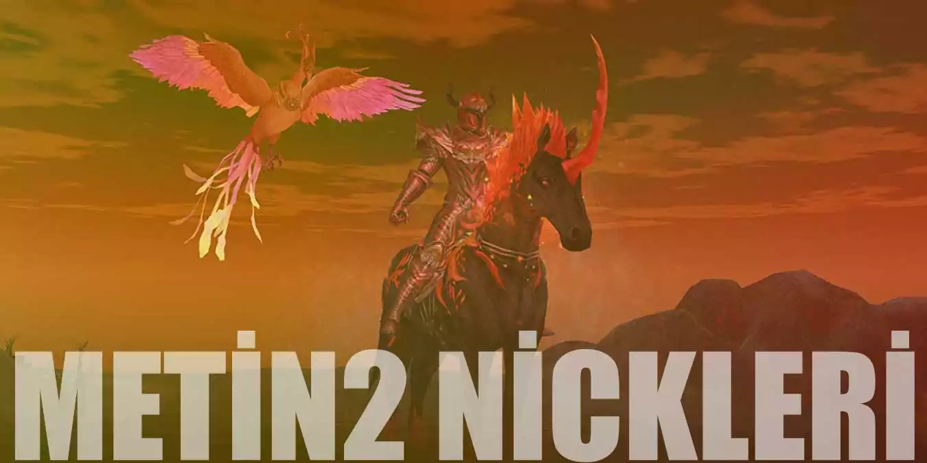 Metin2 Nickleri, En İyi Karakter İsimleri