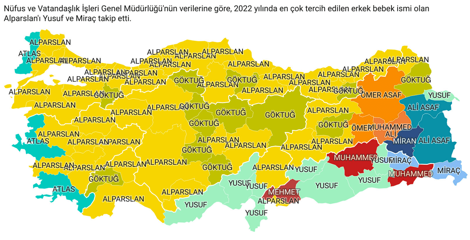 2022 Yılında En Çok Tercih Edilen Erkek Bebek İsimleri