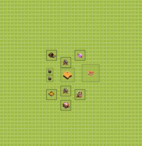Clash of Clans 1.Seviye Köy Düzenleri