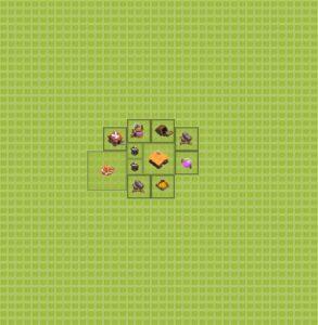 Clash of Clans 1.Seviye Köy Düzenleri