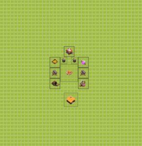 Clash of Clans 1.Seviye Köy Düzenleri