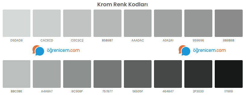 Car Parking Multiplayer Renk Kodları Krom