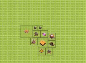 Clash of Clans 1.Seviye Köy Düzenleri