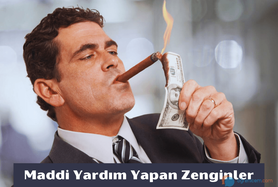 Maddi Yardım Yapan Zenginler